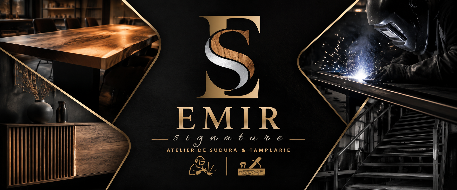 Emir Signature – atelier de sudură și tâmplărie, mobilier din lemn și lucrări metalice